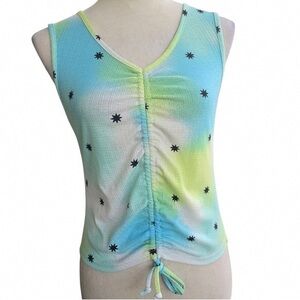 Olivia Rae Blue and Green Star Tank Top